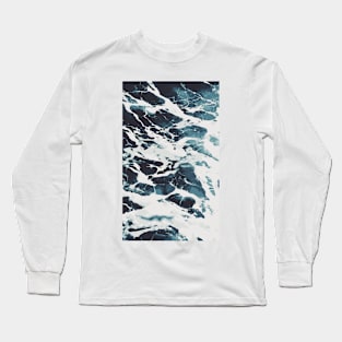 Ocean Sea Foam Long Sleeve T-Shirt